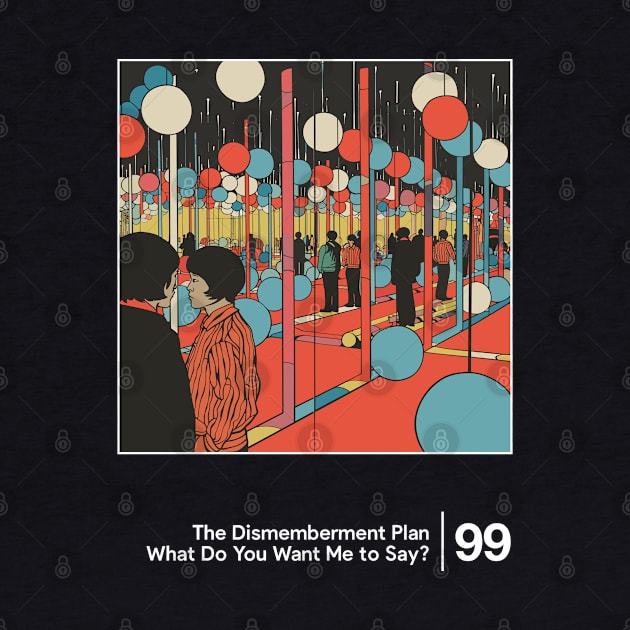 The Dismemberment Plan - Minimalist Graphic Artwork Design by saudade